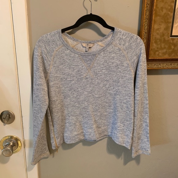 7 For All Mankind Tops - 7 for all Mankind cropped sweatshirt